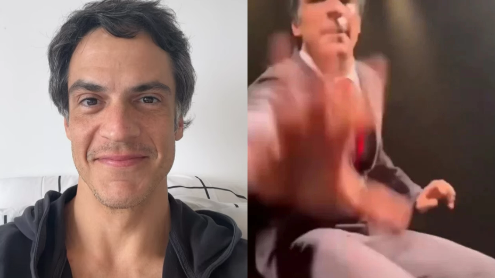 Mateus Solano nega tapa e mostra vídeo inédito de outro ângulo: ‘Eu tenho provas’; assista Após polêmica de tapa no celular, Mateus Solano explica o que realmente aconteceu e faz exposed em vídeo; assista (Reprodução/Instagram/Redes Sociais)