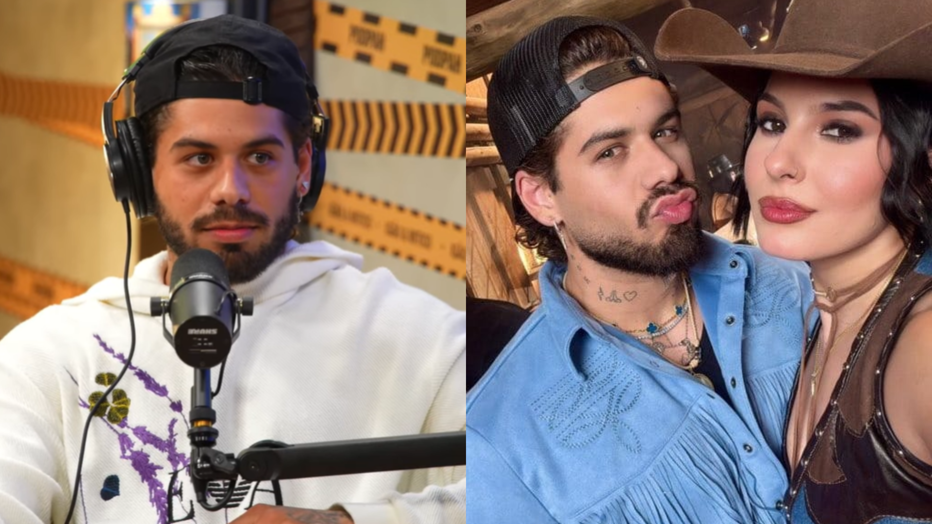 Zé Felipe abre o jogo sobre romance com Ana Castela, e detalhe chama atenção; cantor explica fala polêmica Zé Felipe abre o coração sobre romance com Ana Castela: 'Estou bem demais'; assista (Reprodução/Youtube/Instagram)