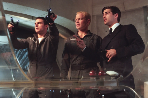 Tom Cruise, Neal McDonough, and Colin Farrell in 'Minority Report'.