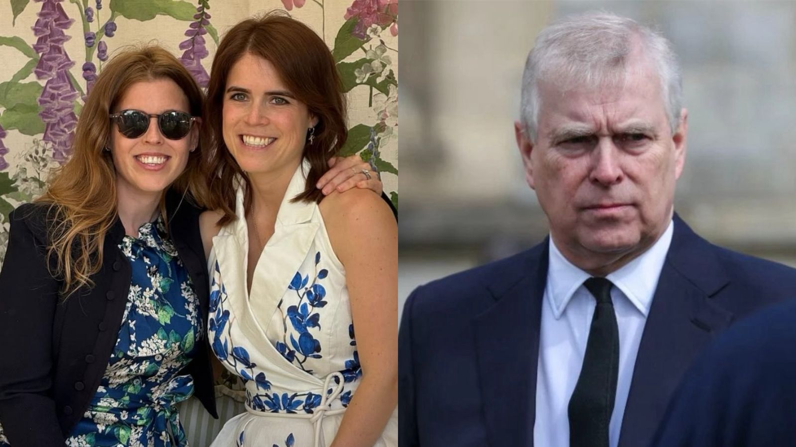 Princesas Beatrice e Eugenie também vão perder título? Status das duas é revelado após o pai, Andrew, renunciar Princesa Eugenia e Beatrice e Andrew // Instagram e Getty