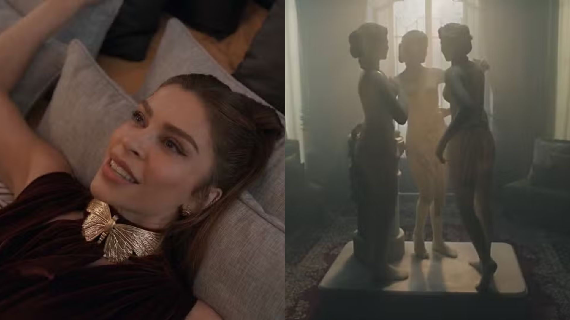 Três Graças: Segredo por trás de estátua na casa de Arminda é revelado! Saiba qual é Três Graças: Segredo que Arminda guarda em obra de arte é revelado; saiba qual é (Foto: Reprodução/ TV Globo)