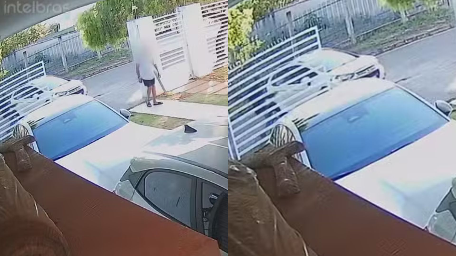 Vídeo: Criminosos tentam roubar carro no DF, mas plano falha por motivo inusitado Reprodução/g1