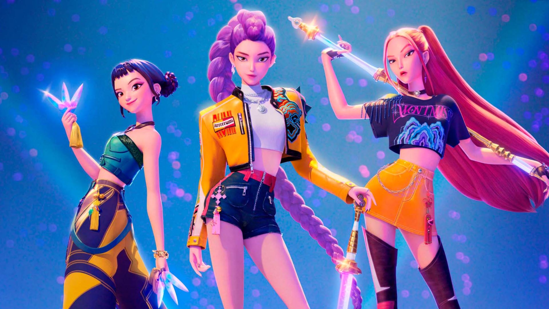 Exclusivo: Elenco e diretores de “Guerreiras do K-Pop” falam sobre possibilidade de turnê HUNTR/X e sequência do filme; assista! Exclusivo: Elenco e diretores de "Guerreiras do K-Pop" revelam a possibilidade de turnê HUNTR/X e sequência do filme; assista (Foto: Divulgação/ Netflix)