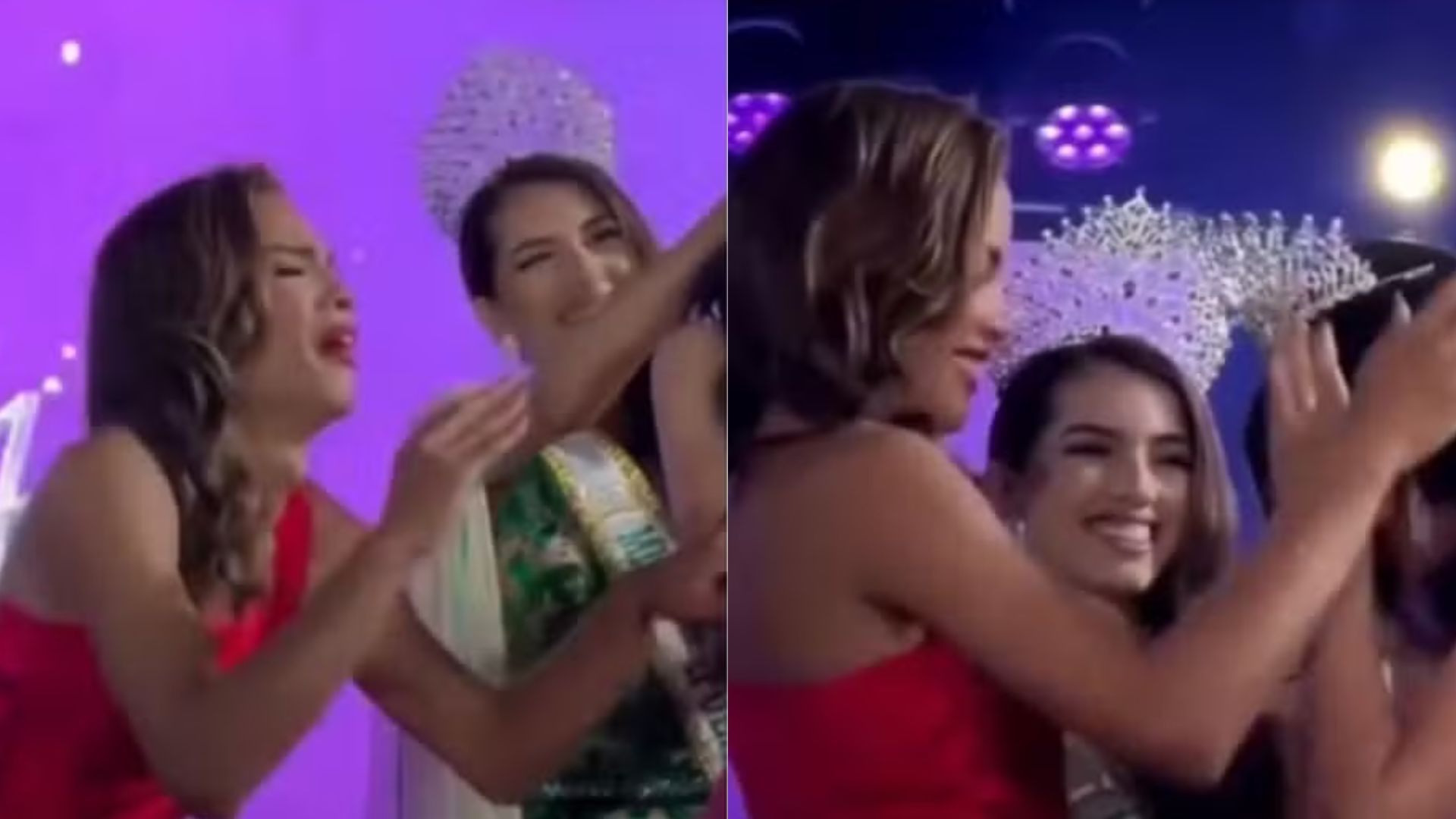 Candidata a miss se confunde com nome de vencedora, comemora vitória e se pronuncia após reação viralizar; assista Reprodução/X