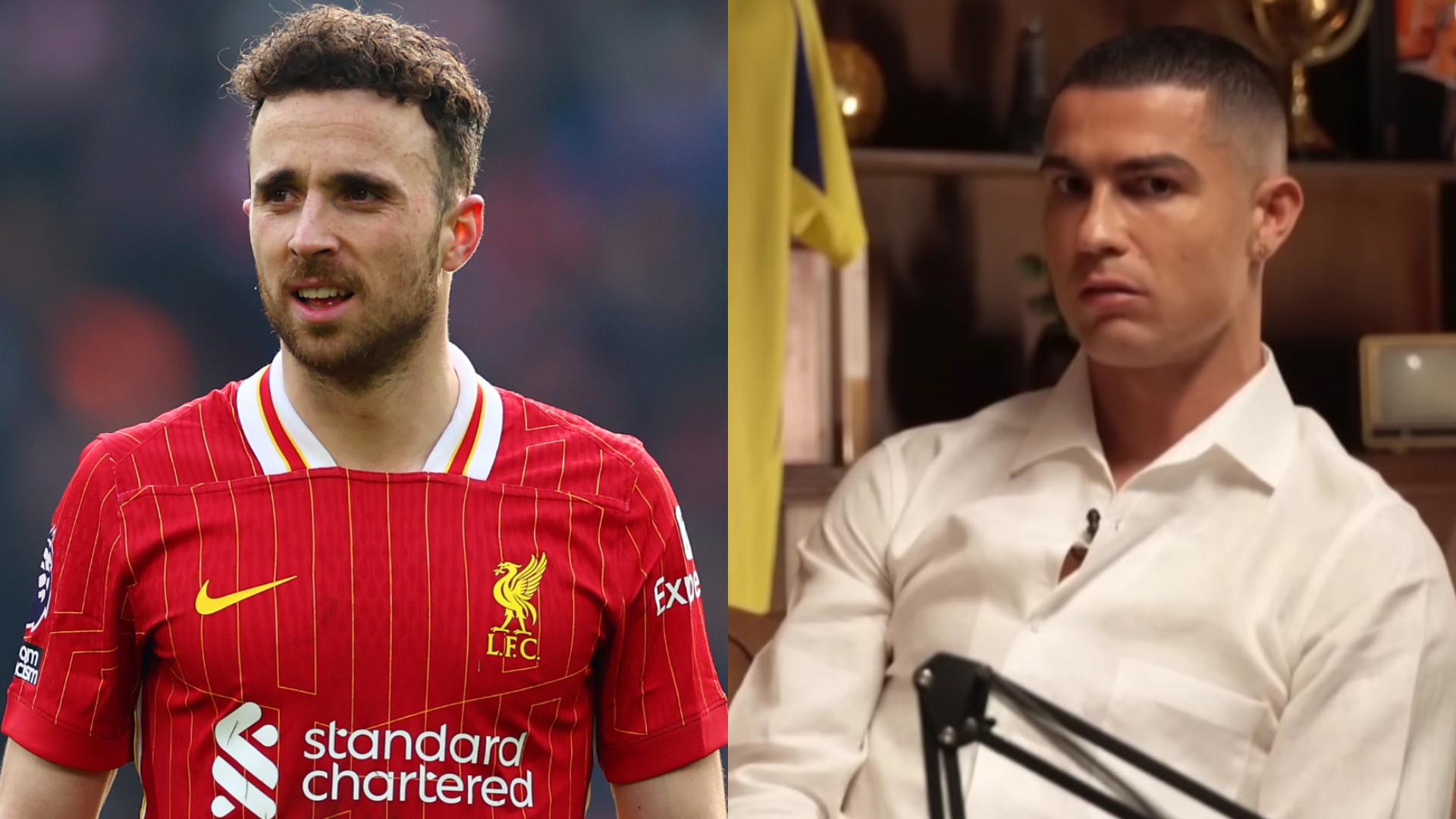 Cristiano Ronaldo quebra silêncio e explica real motivo de ausência em funeral de Diogo Jota, após ser visto de férias em iate; assista Foto: Getty; Reprodução/YouTube