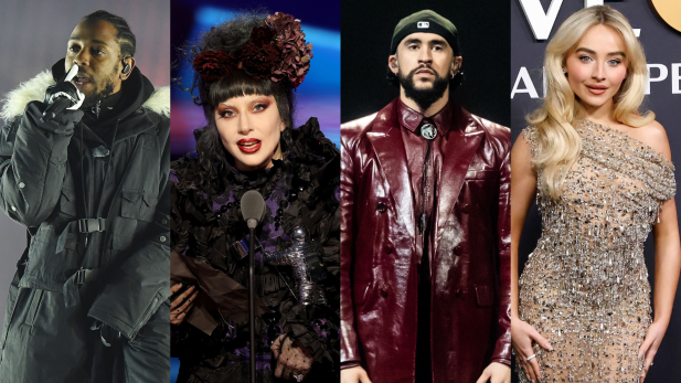 Grammy 2026: Kendrick Lamar e Lady Gaga saem na frente nas indicações, e Bad Bunny e Sabrina Carpenter também se destacam Grammy 2026: Kendrick Lamar e Lady Gaga saem na frente nas indicações, e Bad Bunny e Sabrina Carpenter também se destacam (Foto: Getty)