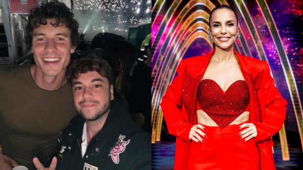 Influencer Brino revela mentira que contou sobre Ivete Sangalo para conhecer Shawn Mendes, e viraliza: ‘Me perdoa’; assista Influencer Brino revela mentira que contou sobre Ivete Sangalo para conhecer Shawn Mendes: 'Me perdoa'; assista (Reprodução/Instagram; Divulgação/Globo)