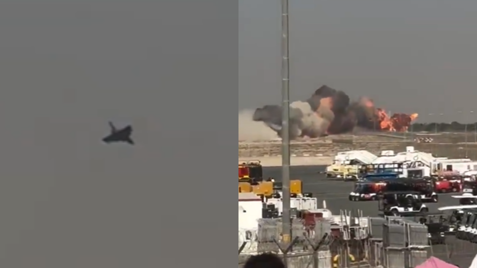 Vídeo: Avião de combate da Índia cai durante show aéreo em Dubai, e piloto morre; imagens impressionam