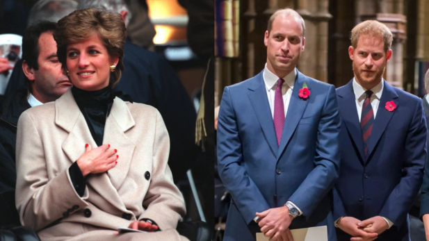 Princesa Diana confessou ‘arrependimento’ sobre William e Harry 10 dias antes de morrer, diz amiga