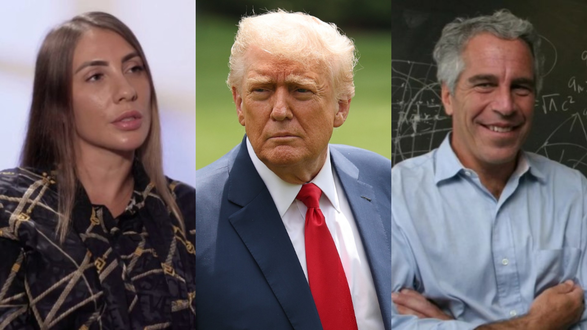 Brasileira que denunciou Jeffrey Epstein diz que Trump teria mais envolvimento no caso: “Tenho minhas razões” Foto: Reprodução/TV Globo; Getty