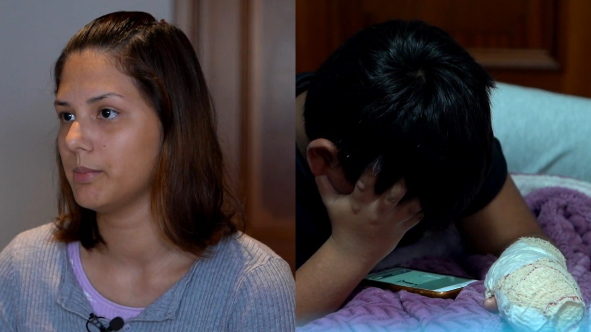 Mãe de menino brasileiro que teve os dedos decepados em Portugal faz forte desabafo, e expõe mensagens da professora; assista Foto: Reprodução/TV Globo