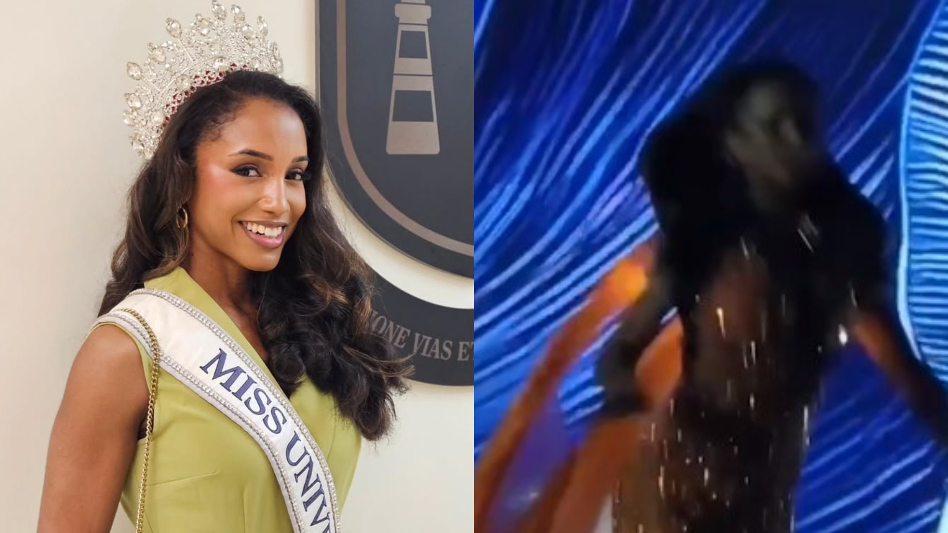 Equipe dá atualização tensa sobre estado de saúde da Miss Jamaica após queda em palco do Miss Universo Foto: Reprodução/Redes Sociais