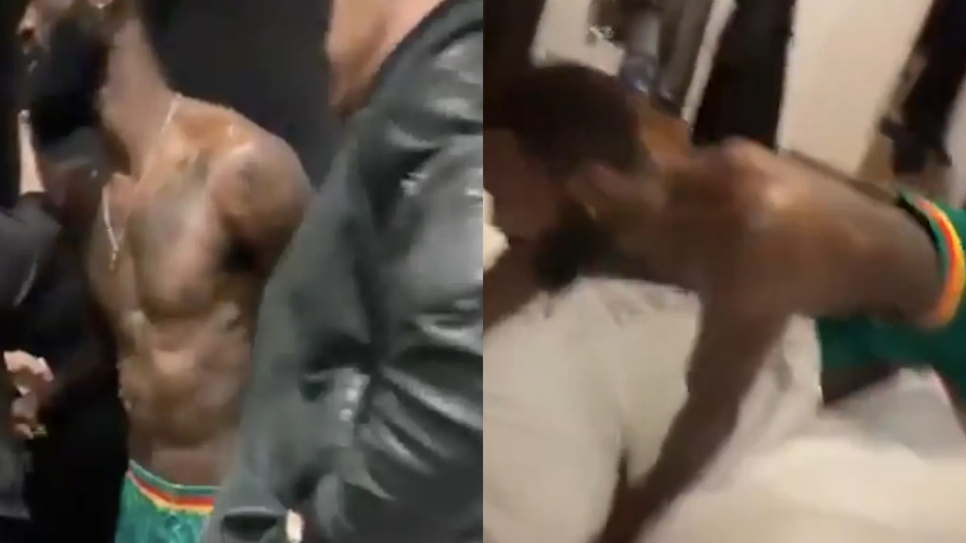 Namorada flagra jogador da seleção camaronesa traindo e expõe tudo em vídeo; assista Vídeo: Jogador da seleção camaronesa é flagrado pela namorada traindo e momento é gravado (Foto: Reprodução/ Instagram)