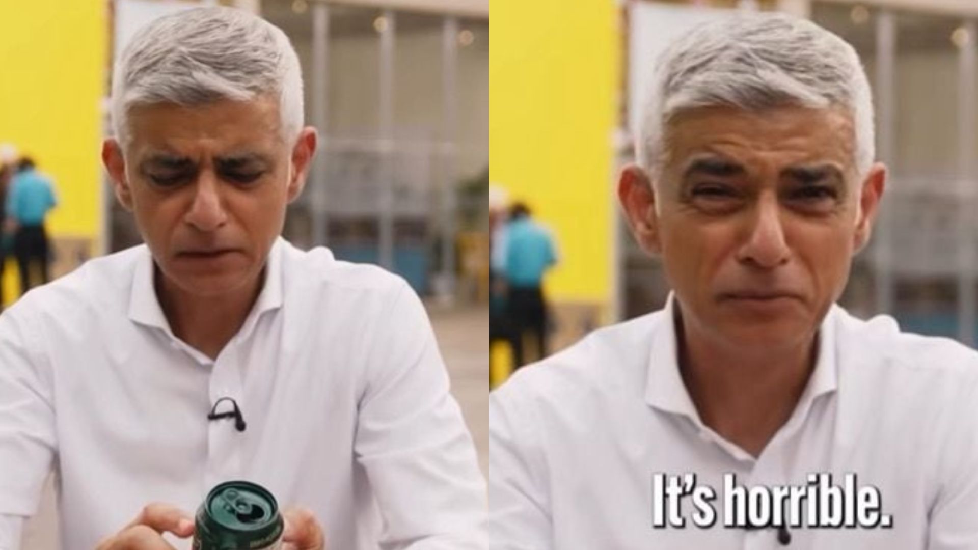 Prefeito de Londres prova Guaraná durante viagem ao Brasil e reação chama atenção da web; assista Fotos: Reprodução/Instagram