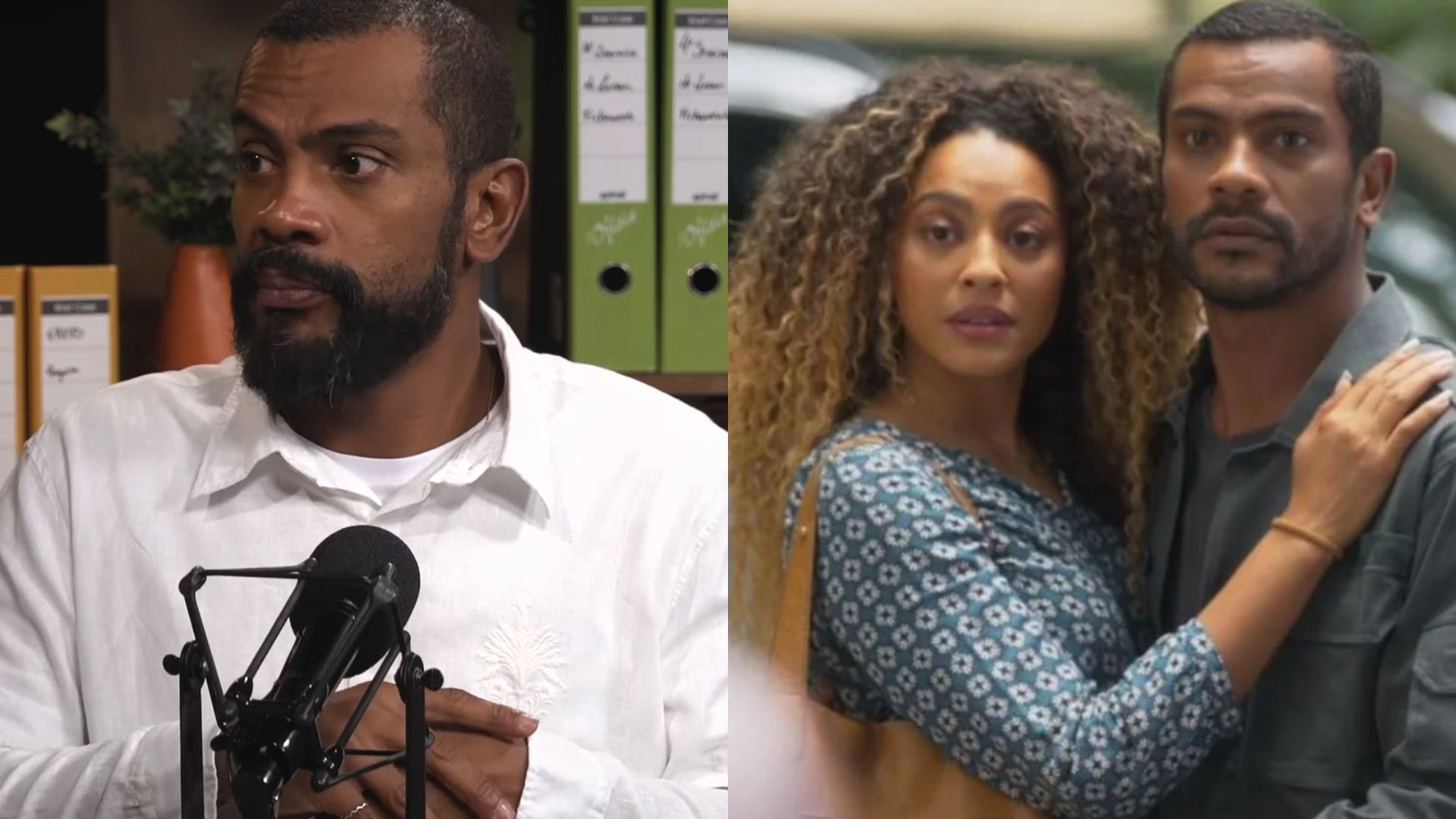 Samuel de Assis revela condição que impôs para participar da novela “Vai na Fé”; assista Samuel de Assis revela condição que impôs para atuar com Sharon Menezes em "Vai na Fé"; assista! (Foto: Reprodução/ YouTube; TV Globo)