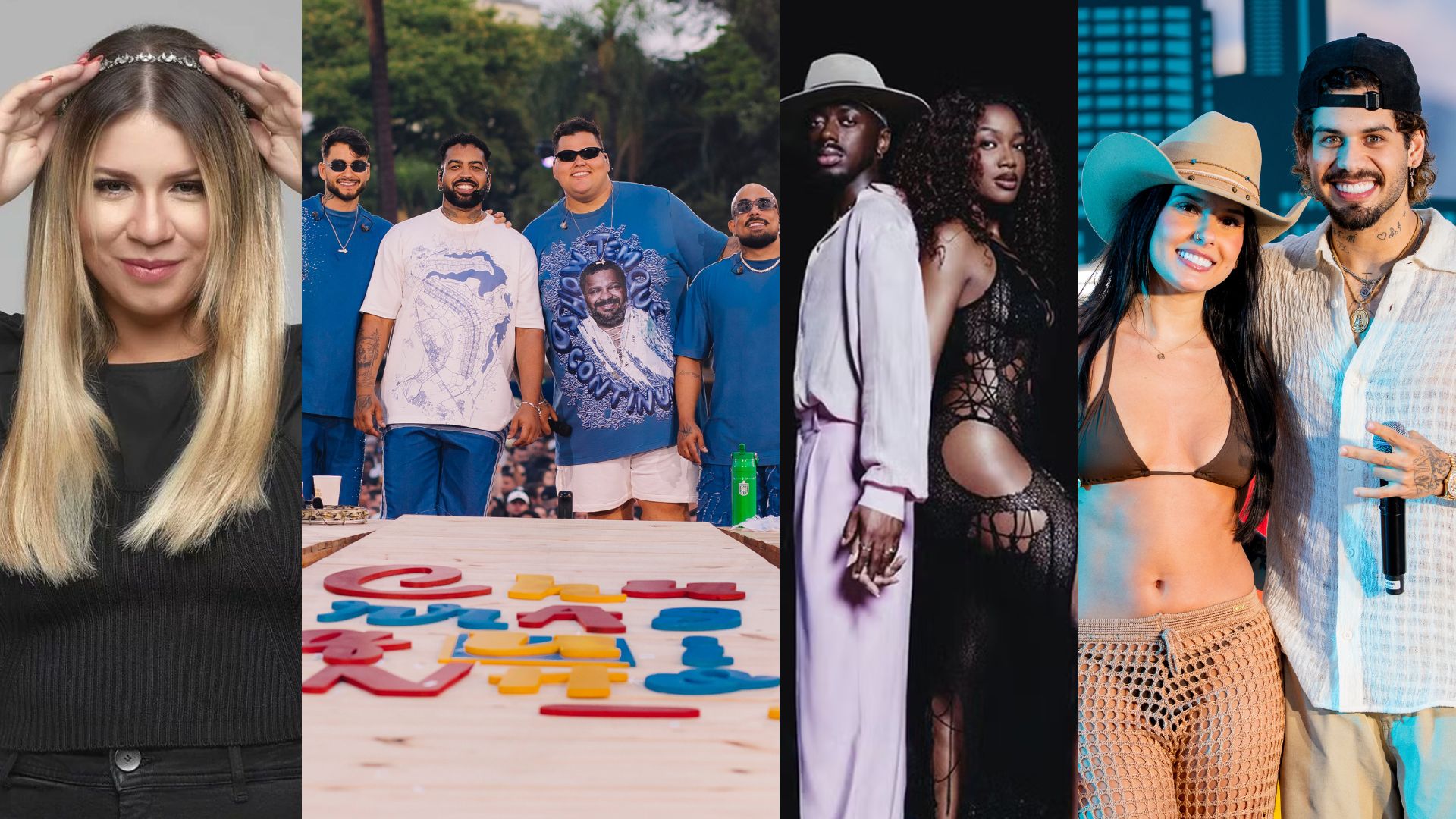 Lançamentos de Sexta: Álbuns de Marília Mendonça e Menos é Mais, e feats. de IZA com Jota.pê, e Ana Castela com Zé Felipe são destaques