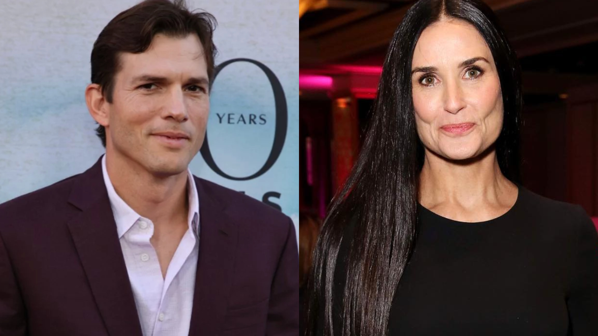 Após comparações online, Ashton Kutcher faz raro comentário sobre a ex-esposa Demi Moore