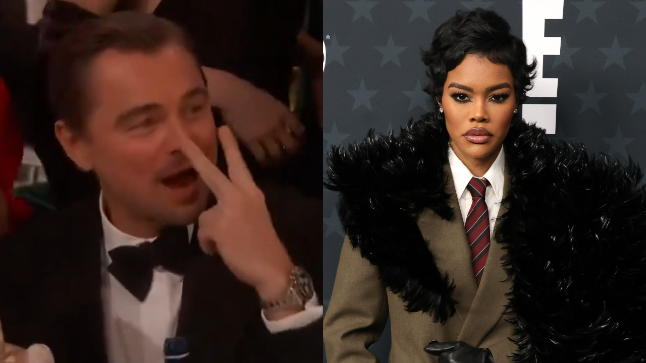Teyana Taylor desvenda mistério sobre quem conversava com Leonardo DiCaprio em vídeo viral no Globo de Ouro; assista