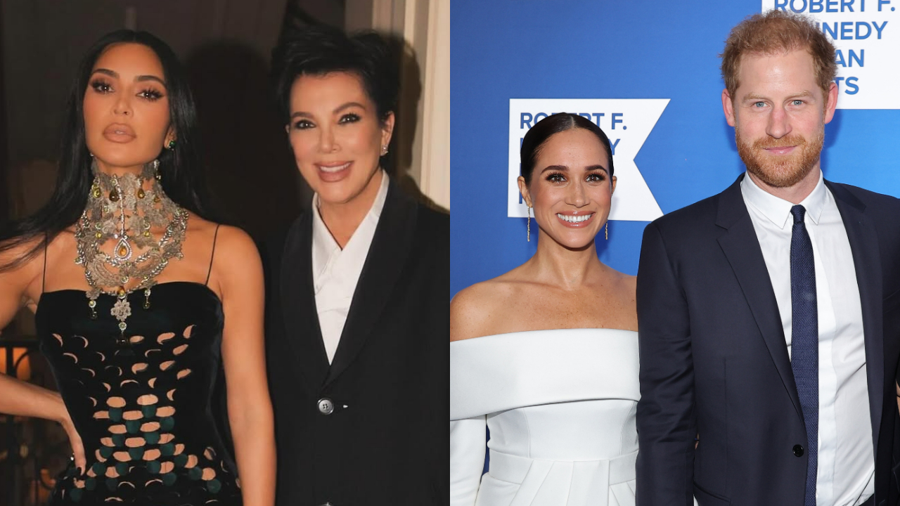 Kim Kardashian revela verdadeiro motivo de ter apagado fotos com príncipe Harry e Meghan Markle
