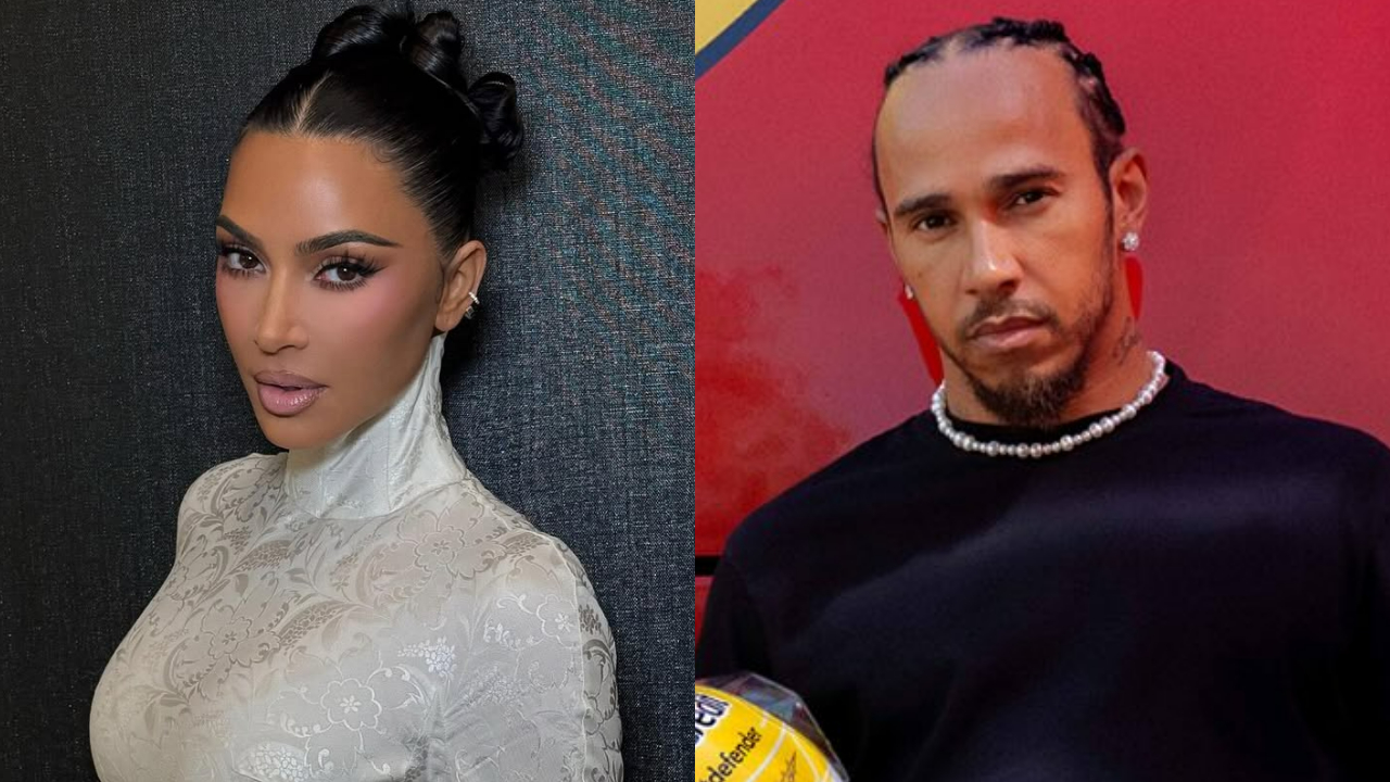 Vídeo de Kim Kardashian com as irmãs gera comentários sobre romance com Lewis Hamilton, e detalhe chama atenção; assista