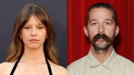 Mia Goth e Shia LaBeouf se separaram no ano passado após relação conturbada. (Foto: Getty)