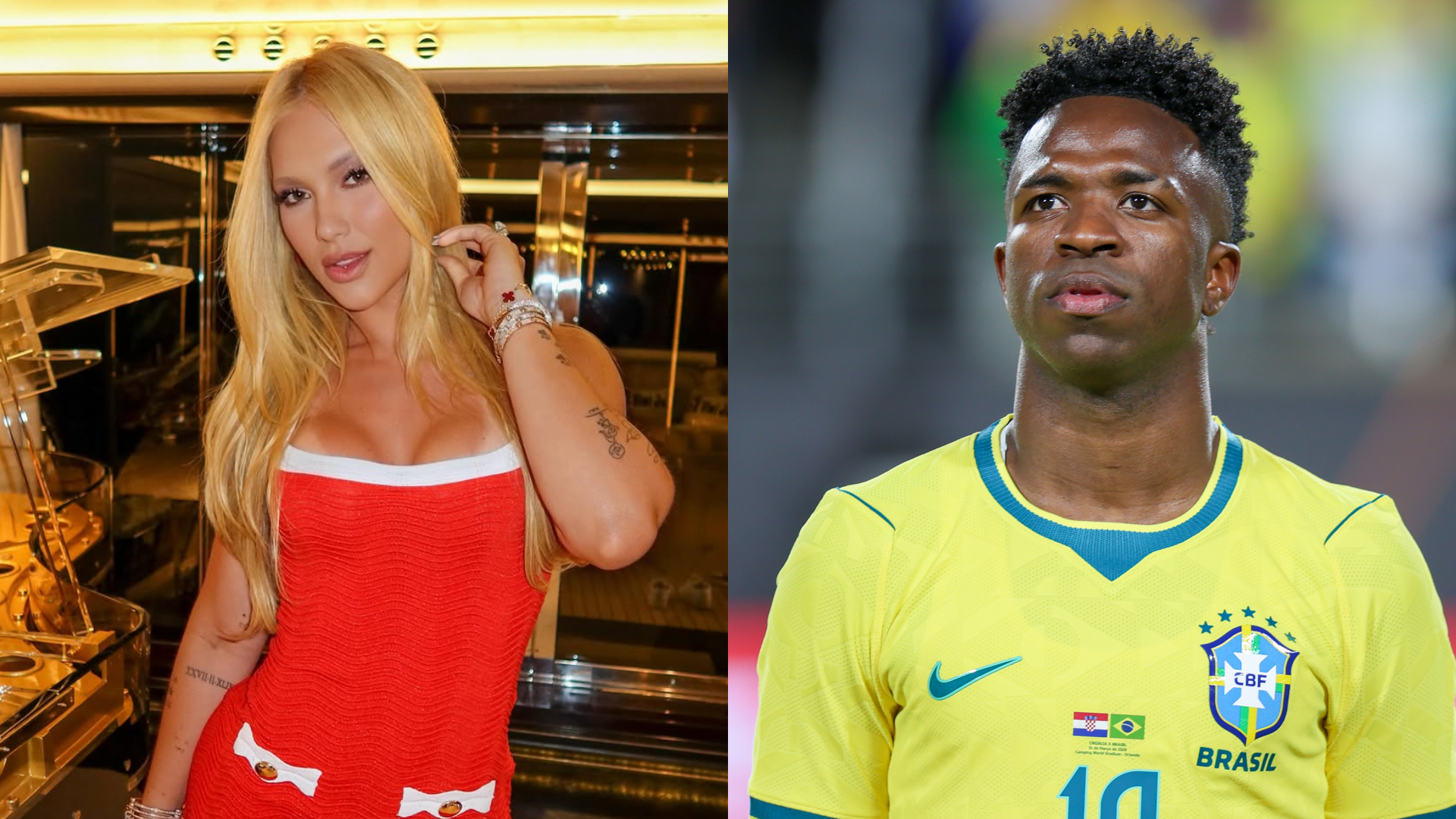 Virginia posta vídeo com Vini Jr. antes de festa na Itália e gesto do jogador chama atenção; assista Virginia posta vídeo com Vini Jr. antes de festa na Itália e gesto do jogador chama atenção; assista