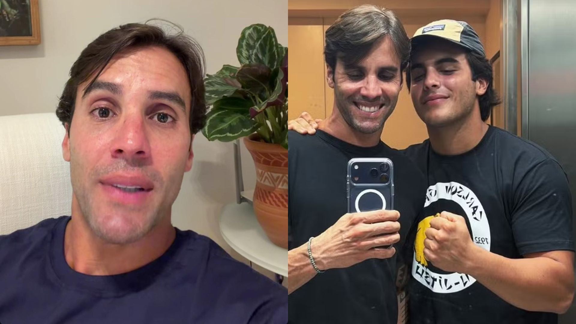 Daniel Cady se pronuncia após rumores de que o filho, Marcelo Sangalo, estaria usando bomba e reage à foto viral; veja