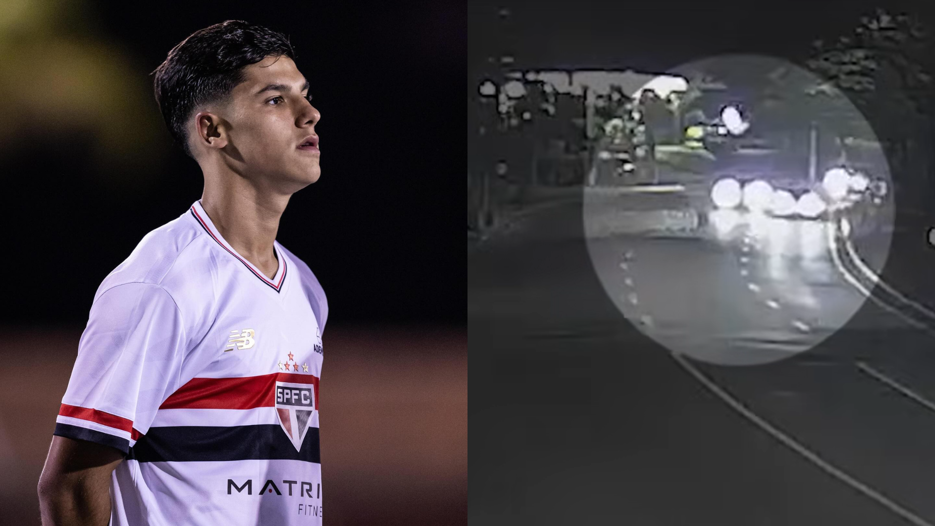 Jogador do São Paulo atropela e mata idoso; vídeo do momento é divulgado, e clube se pronuncia