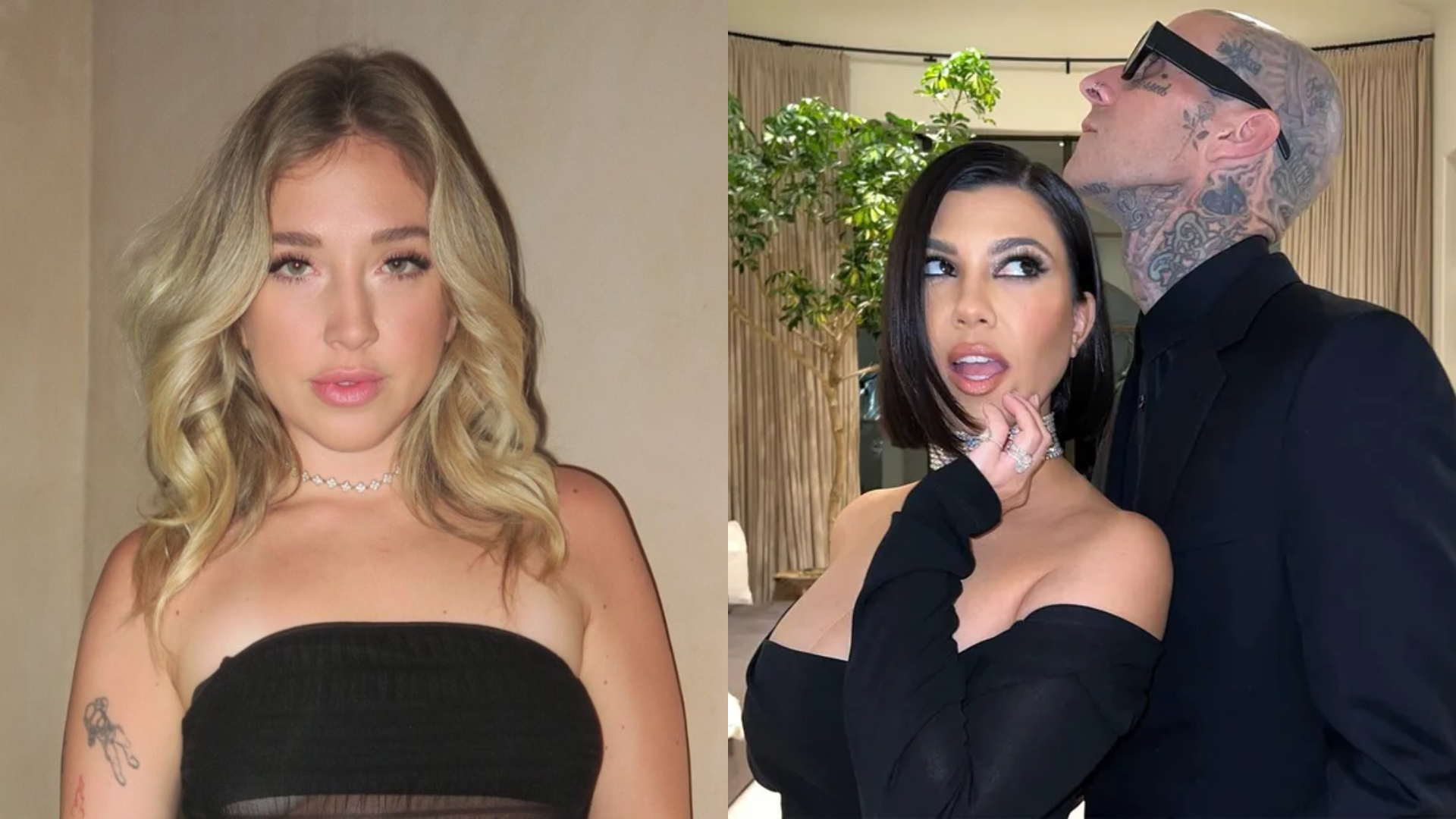 Ex-babá dos filhos de Kourtney Kardashian se pronuncia sobre rumores de caso com Travis Barker; assista